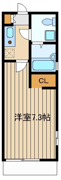 西東京市富士町のアパートの間取り