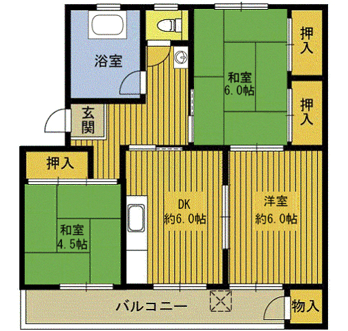 ヴァローレ前田の間取り