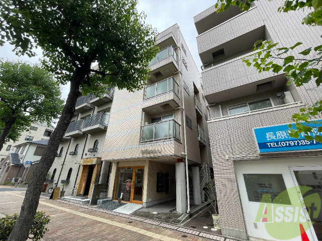 芦屋市大桝町のマンションの建物外観