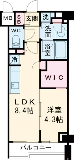 レジデンス桜新町ガーデンの間取り