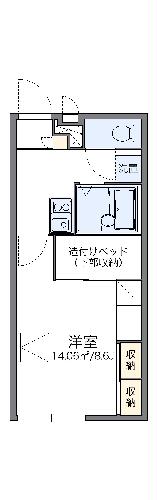 レオパレスサンライトパルの間取り