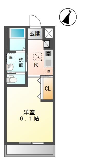 ファインパレスＳｕｗａ－IIIの間取り