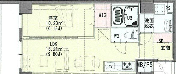 さいたま市岩槻区美園東のマンションの間取り