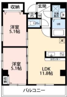 ルル浅草千束の間取り