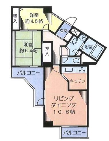 【ディアハイム北品川の間取り】