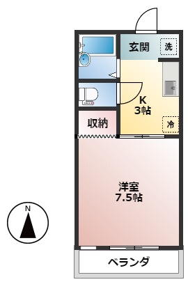 キャッスルK・Sの間取り