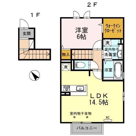 ポルト　ボヌールの間取り