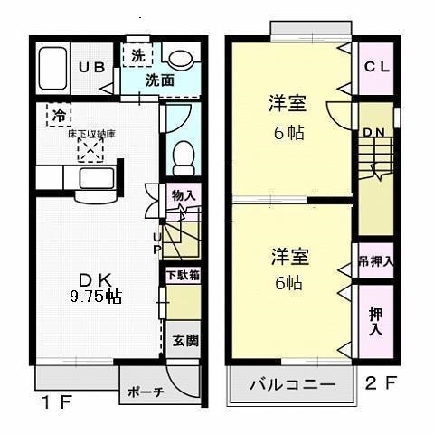 フローラ霞ヶ岡の間取り