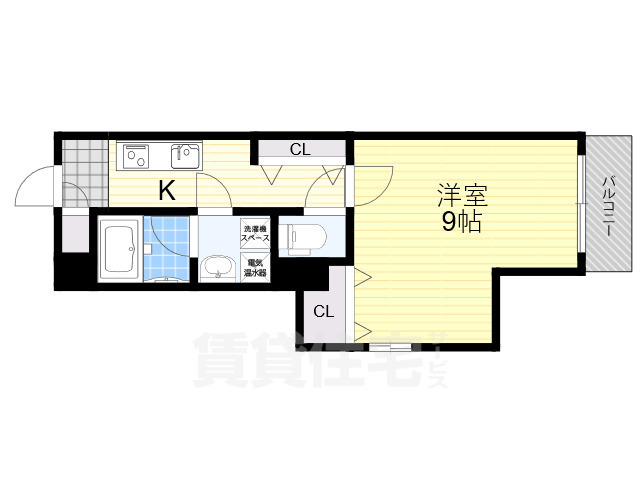 奈良市大宮町のマンションの間取り