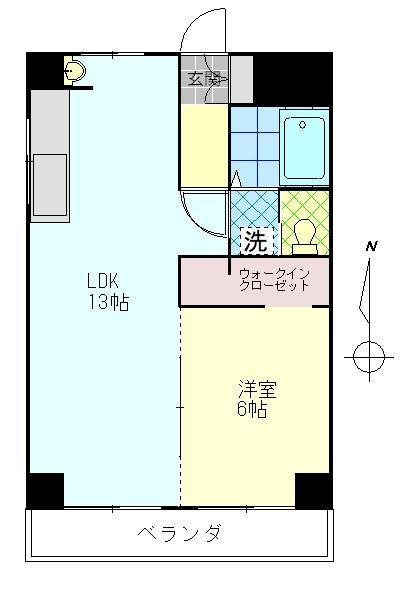 カーサ豊府の間取り