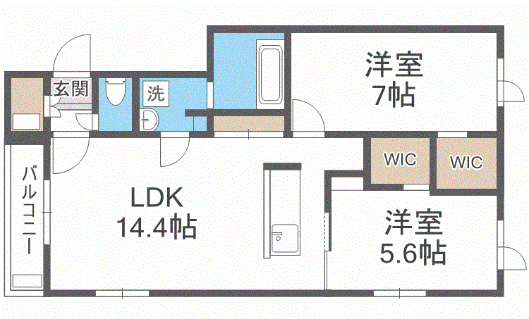 ｎｏｒｆｉｎｏ　ＬＵＸＥの間取り