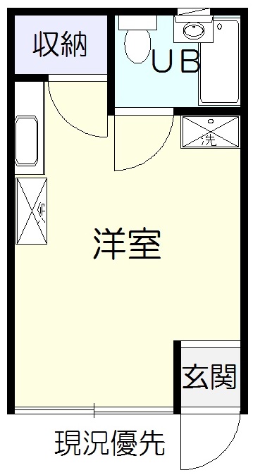 コウジタニハイツの間取り