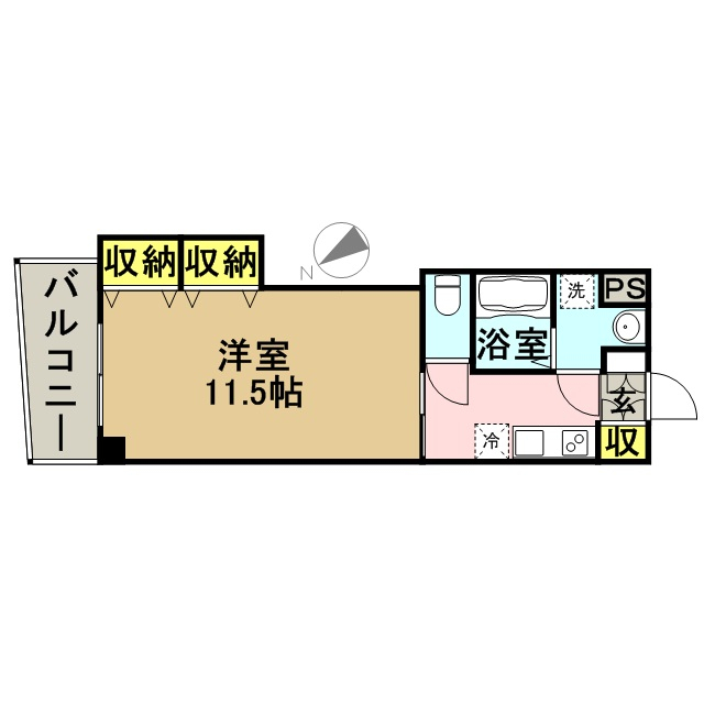 【ロイヤル博多駅前の間取り】