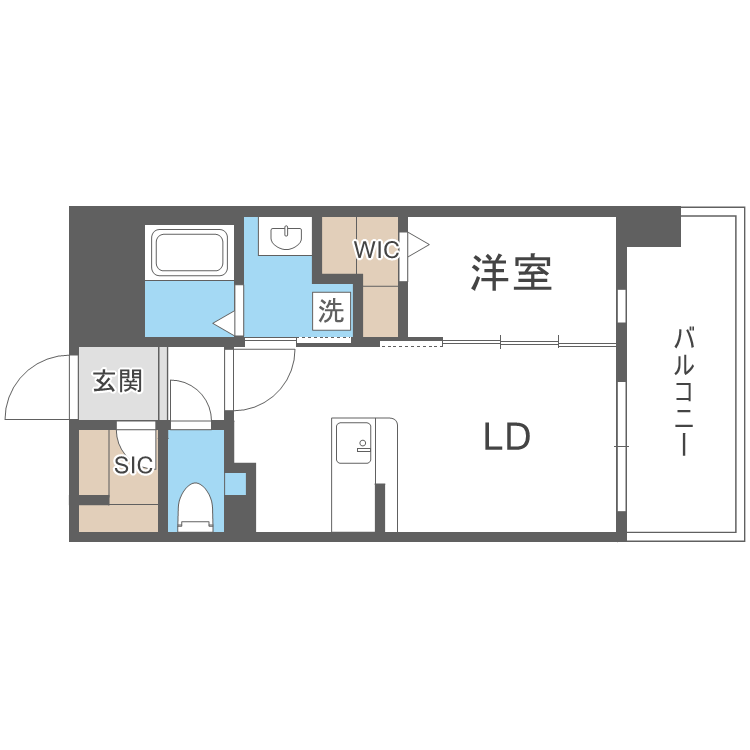 リファレンス六本松ビルの間取り