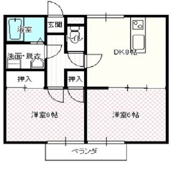 【ハイツエマブルの間取り】