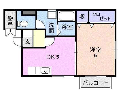 シャルマンハウスの間取り