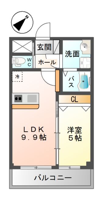 オリエント黒土の間取り