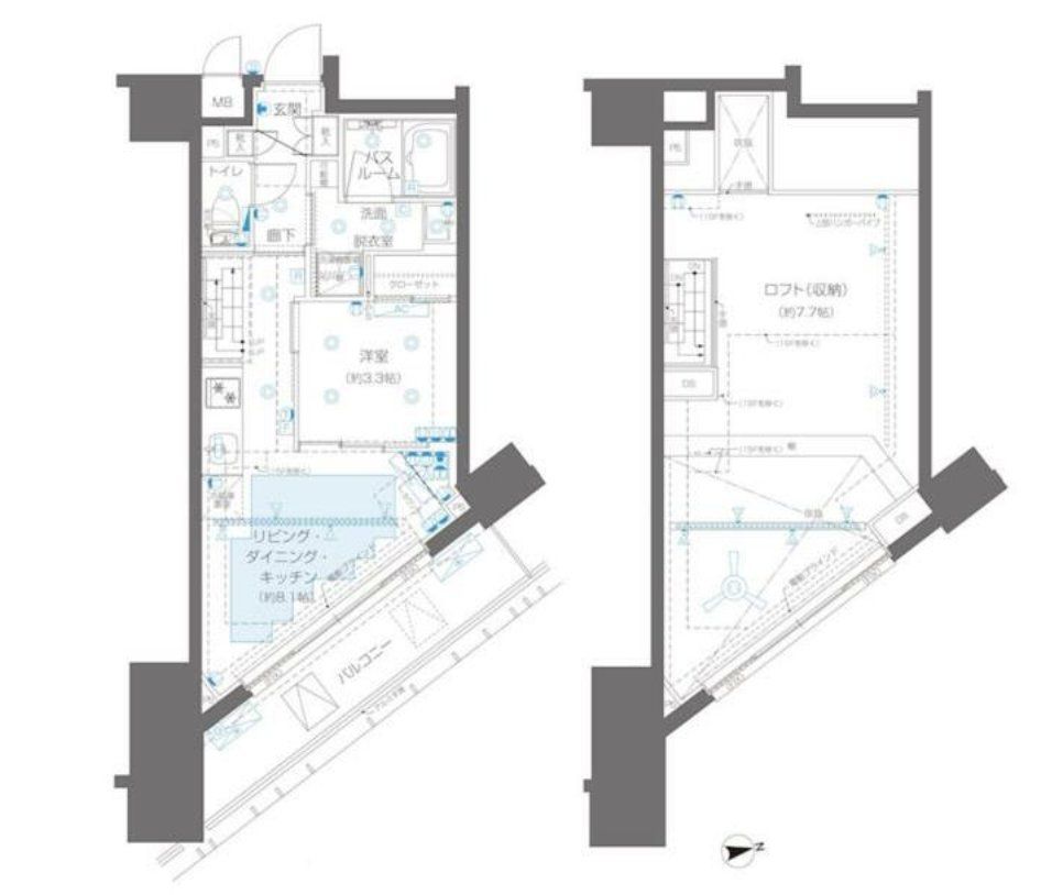 ズーム新宿御苑前の間取り