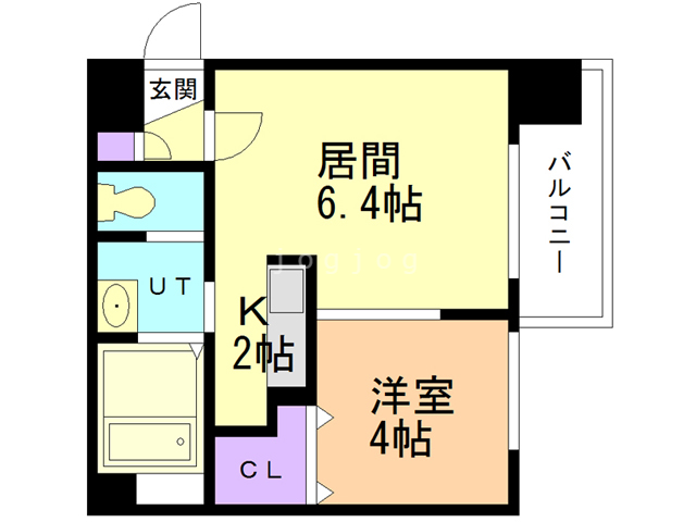 ＶＩＬＬＡＧＥ北大通壱番館の間取り