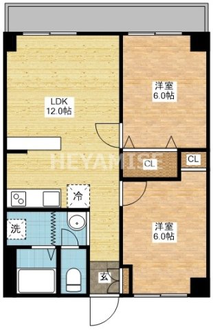 入江マンションの間取り