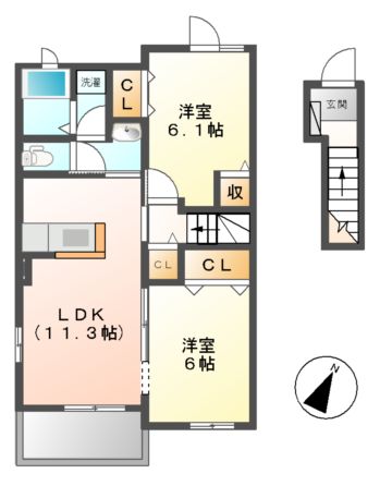 【ファミールＴ・Ｋ　Iの間取り】