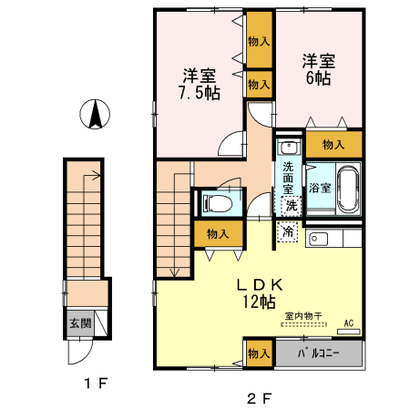 サンボナールの間取り