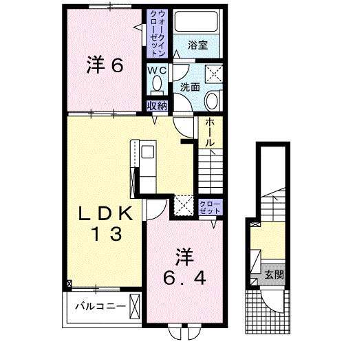 ヴァンヴェール西浜ＯＦの間取り