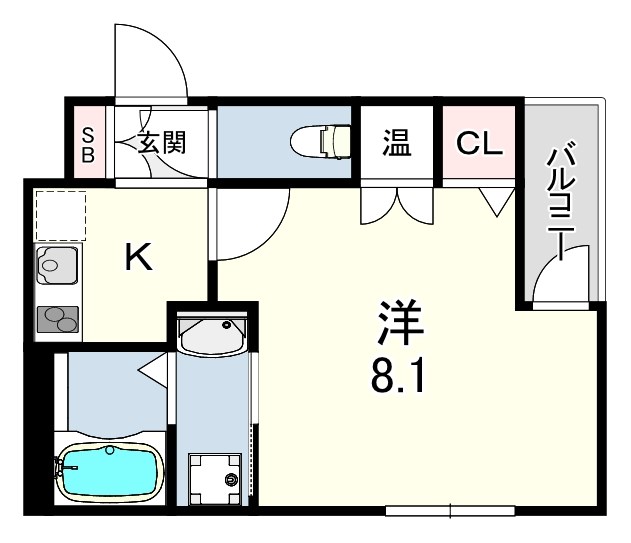 バズ大物の間取り