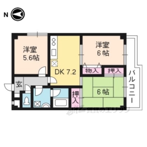 ボナセーラ竹田の間取り