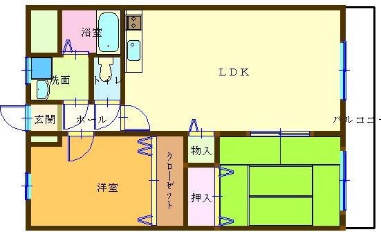 サンモール壱番館の間取り