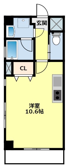 レジデンスウインド山ノ手の間取り