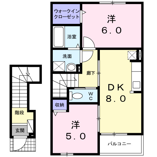 ブロンクス　Ｂの間取り