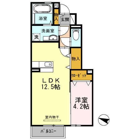 クレールメゾンの間取り