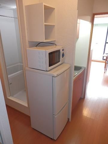 その他設備　冷蔵庫＆電子レンジ
