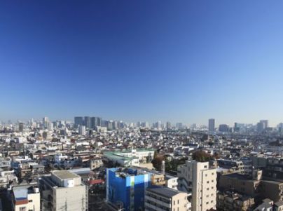 眺望　共有部分からの眺望です