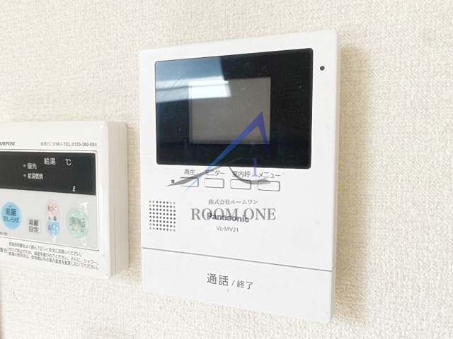 セキュリティ　モニター付きインターホンです。