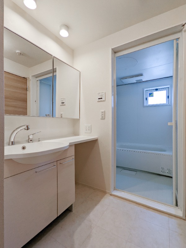 洗面設備　図面と現状に相違がある場合には現状を優先