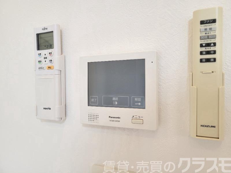 セキュリティ　来訪者が確認できるモニターホン♪