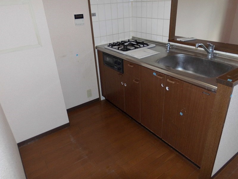 プラザハイツ二ツ屋B棟のキッチン写真