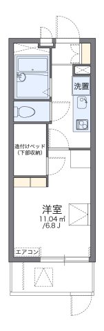 レオパレス十三IIの間取り写真
