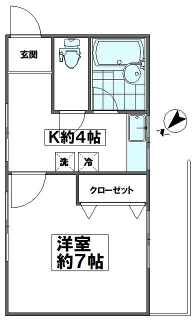 東京メトロ有楽町線 東池袋駅 徒歩4分 4階建 築60年の間取り写真