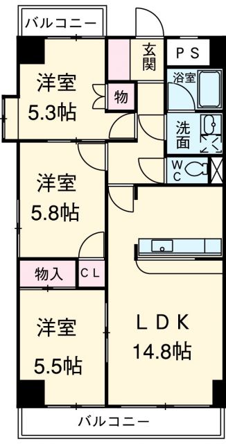 ITOH壱番館の間取り写真