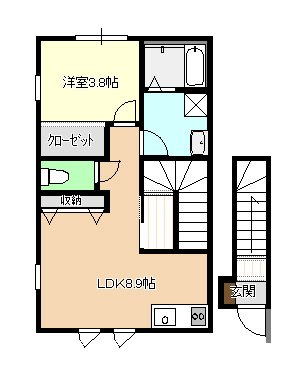 グローリー鷲崎 A棟の間取り写真