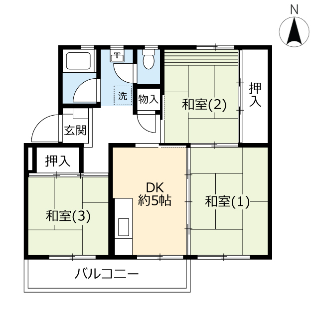 UR善行の間取り写真