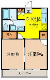 西武新宿線 下井草駅 徒歩15分 2階建 築38年の間取り写真