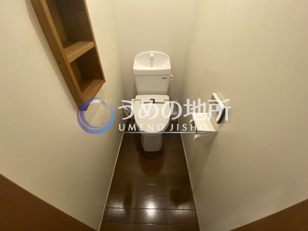 西鉄天神大牟田線 聖マリア病院前駅 徒歩11分 2階建 築14年のトイレ写真