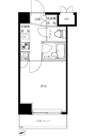 ルーブル北新宿の間取り写真