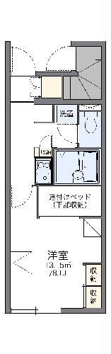 【レオパレスＫＫＳ　木ノ本の間取り】