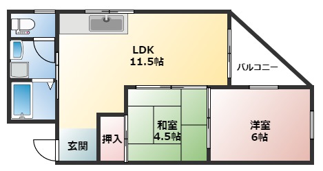 【CASA山本北の間取り】