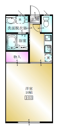 モントレー多賀城Iの間取り